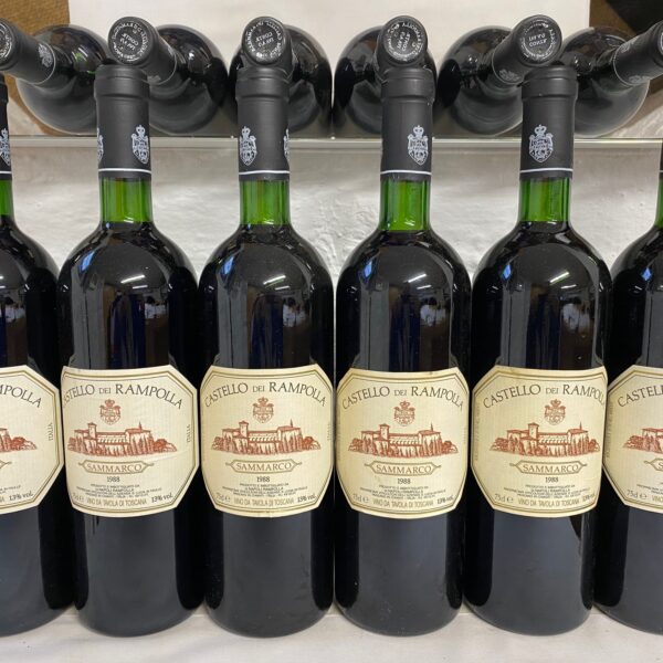 1988 Castello dei Rampolla Sammarco 6 btls 100123