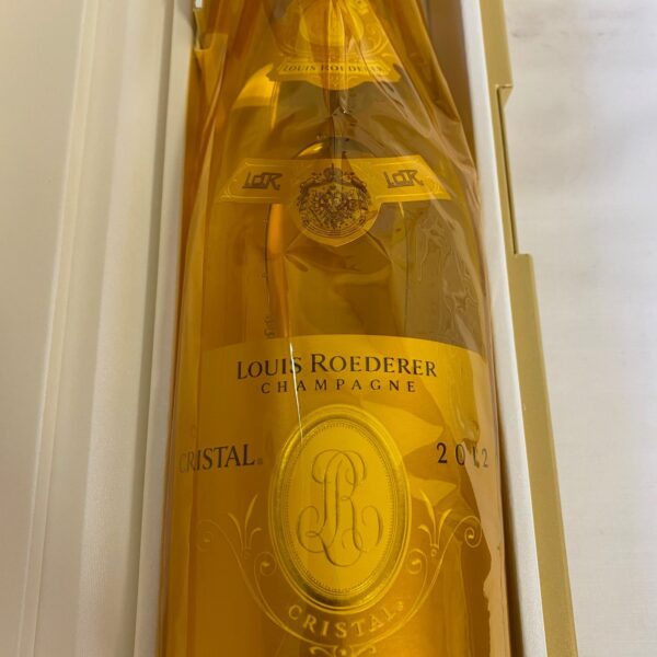 2012 Louis Roederer Cristal gift box 1 btl 280323 label image