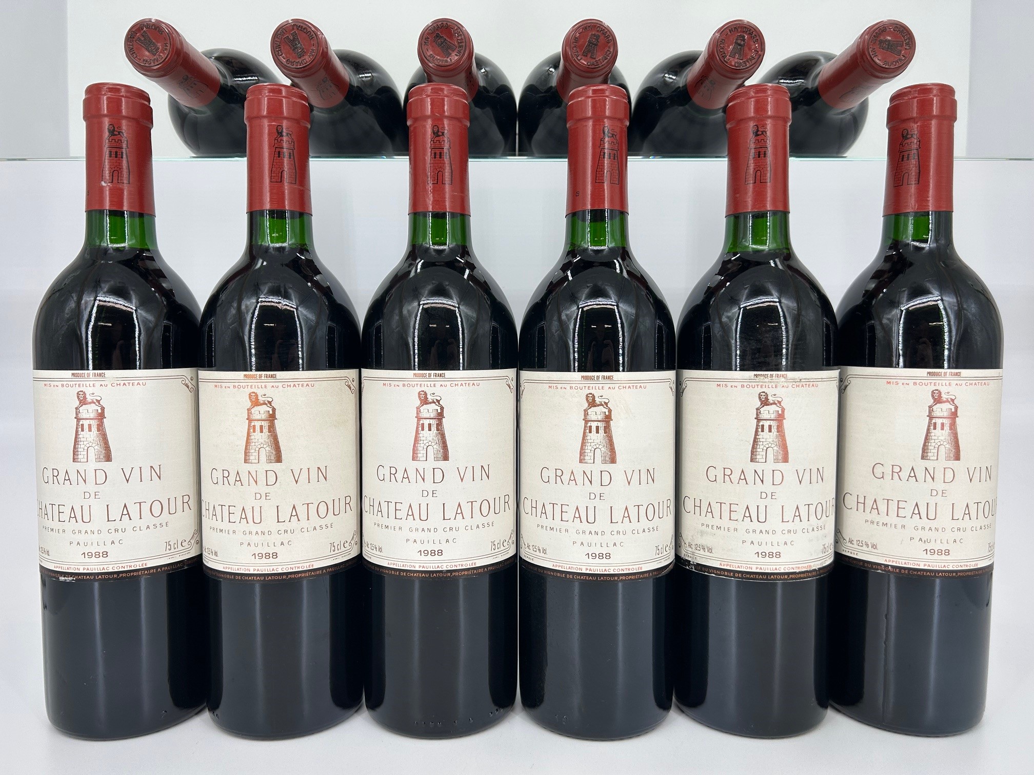 1988 Latour 6 btls F260325 1988 Chateau Latour - Image 1