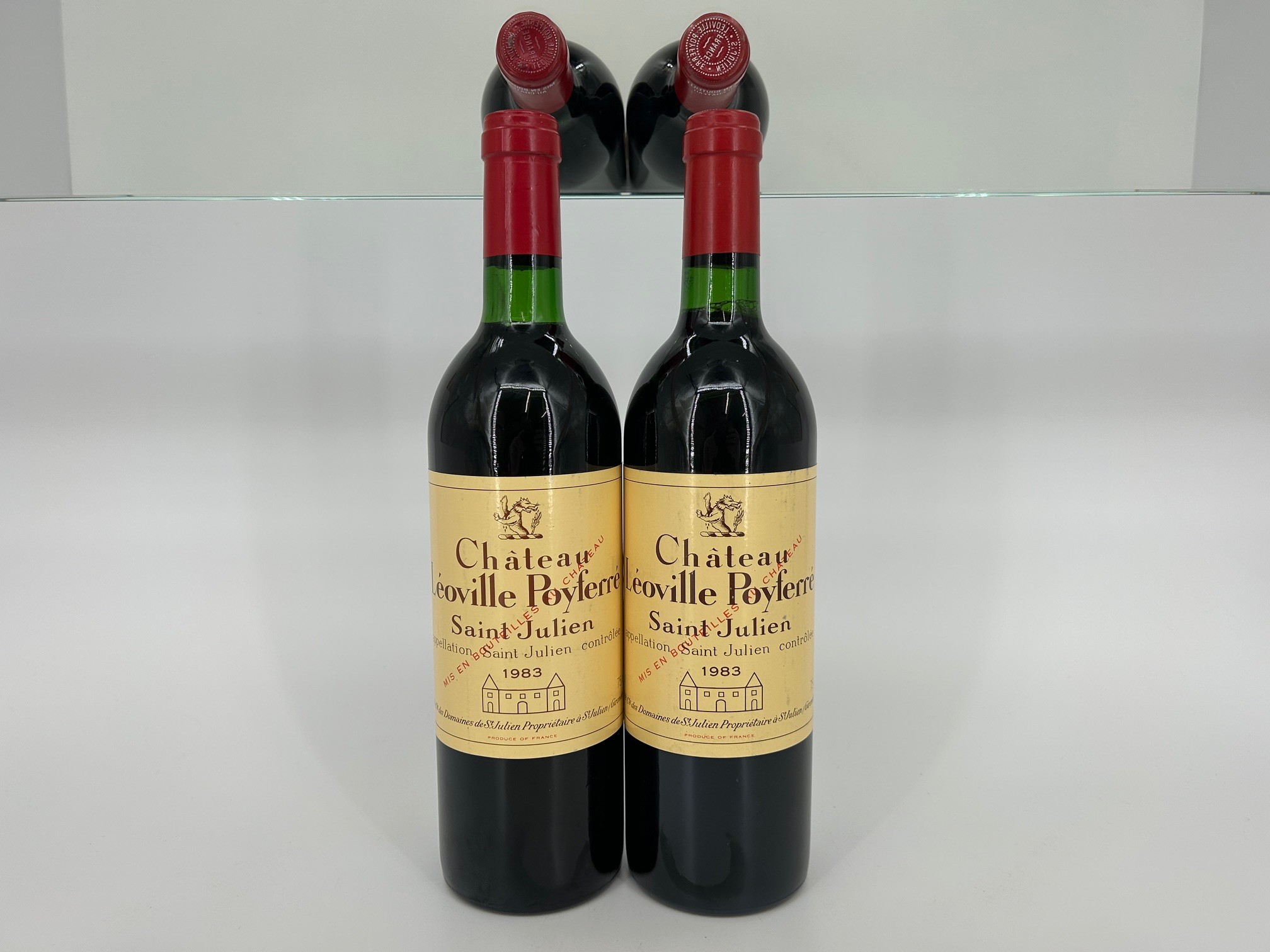 1983 Leoville Poyferre 2 btls 191225 1983 Chateau Leoville Poyferre - Image 1