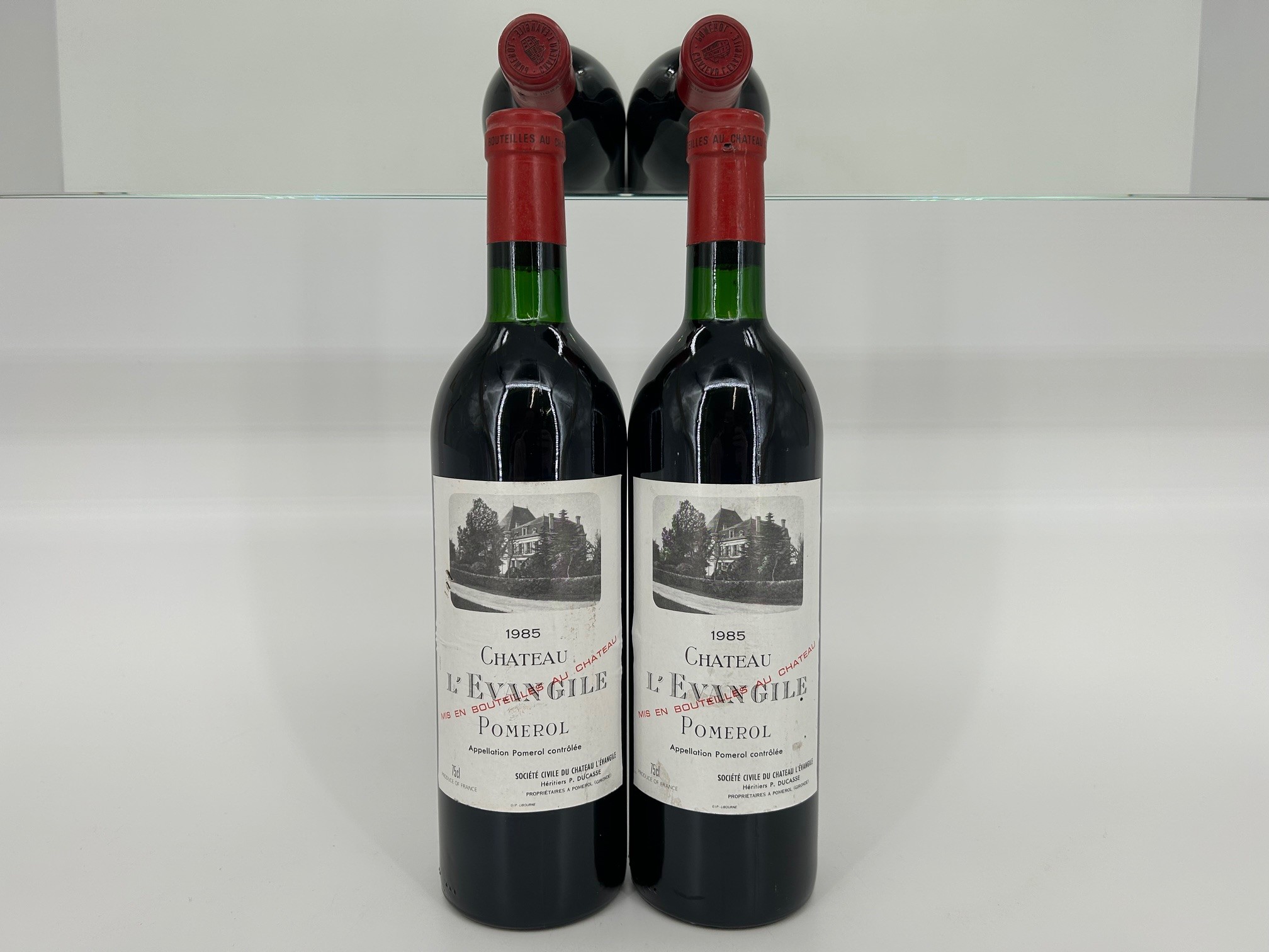 1985 L Evangile 2 btls 120326 1985 Chateau L'Evangile - Image 1