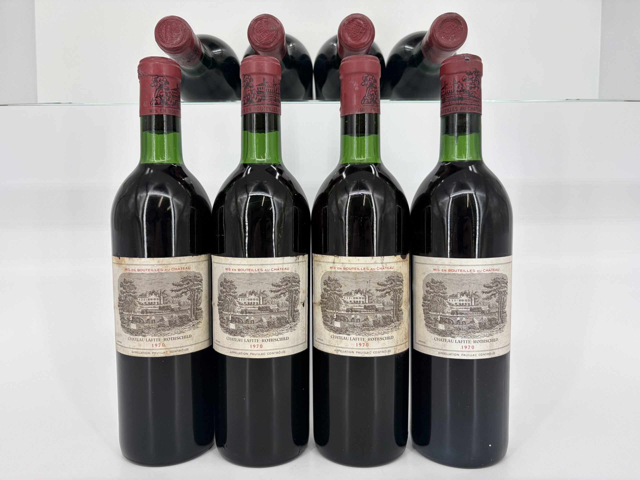 1970 Lafite Rothschild 4 btls I280726 1970 Chateau Lafite Rothschild - Image 1
