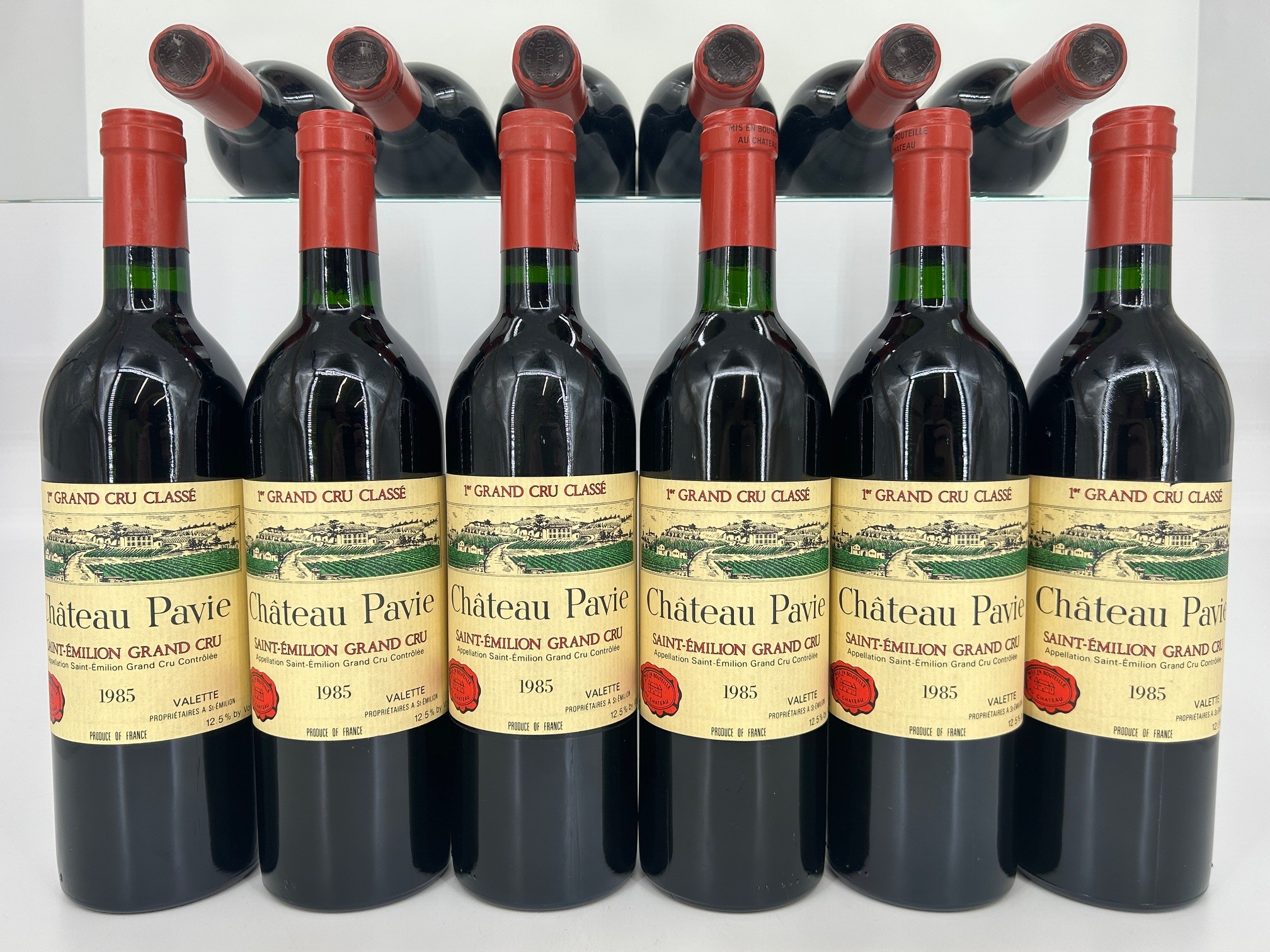 1985 Pavie 6 btls 020726 1985 Chateau Pavie - Image 1